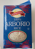 Supremo Italiano - 100% Arborio Rice - 2.2 lb Bag