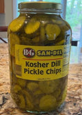 B&G - Kosher Dill Pickle Chips - gallon