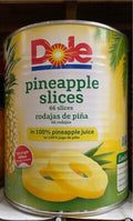 Dole - Sliced Pineapples in Light Syrup - #10 cans