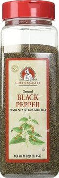 Chef's Quality - Ground Black Pepper - 1 lb
