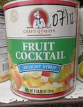 Chef's Quality - Fruit Cocktail In Light Syrup - #10 cans