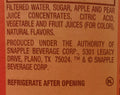 Snapple - Apple Juice - 24x16 oz Glass
