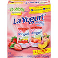 La Yogurt - Strawberry & Peach Lowfat Yogurt - 12x6 oz