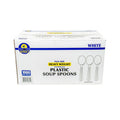 Sunset - White Heavy Weight Plastic Soup Spoons - 1000 ct