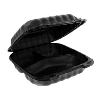 rd-51265426-tfpp-3-compartment-hinged-lid-black-8-in