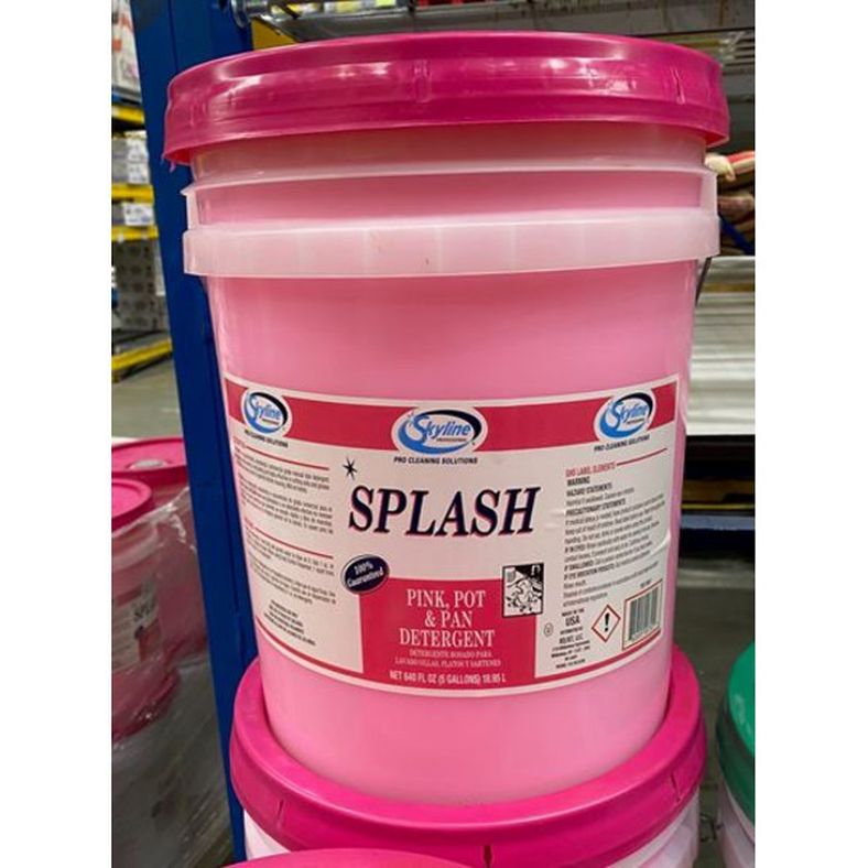 Skyline - Splash Pot & Pan Pink Dish Washing Detergent - 5 gal