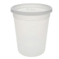 Pactiv - Clear Deli Container with Lid (Microwaveable, 32 oz) - 240 ct