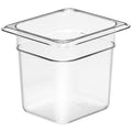 Cambro - Camwear Food Pan (1/6 Size, 6" Deep) - Clear