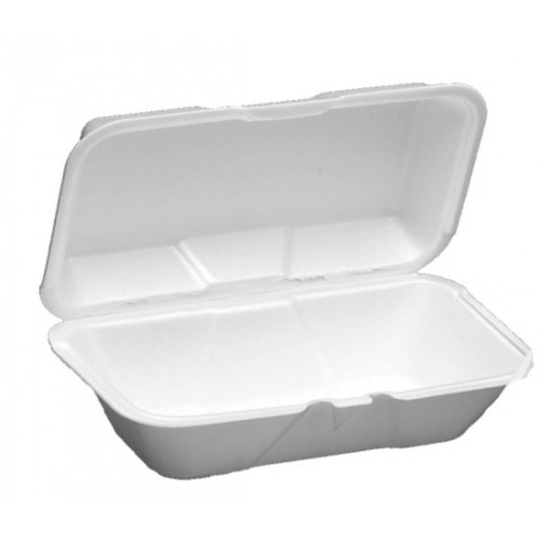 Dart - Foam Hinged Hoagie Container (9x5) - 500 ct