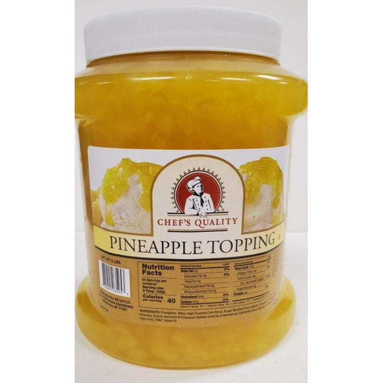 Chef's Quality - Pineapple Toppings, 6 Pack, 64 oz