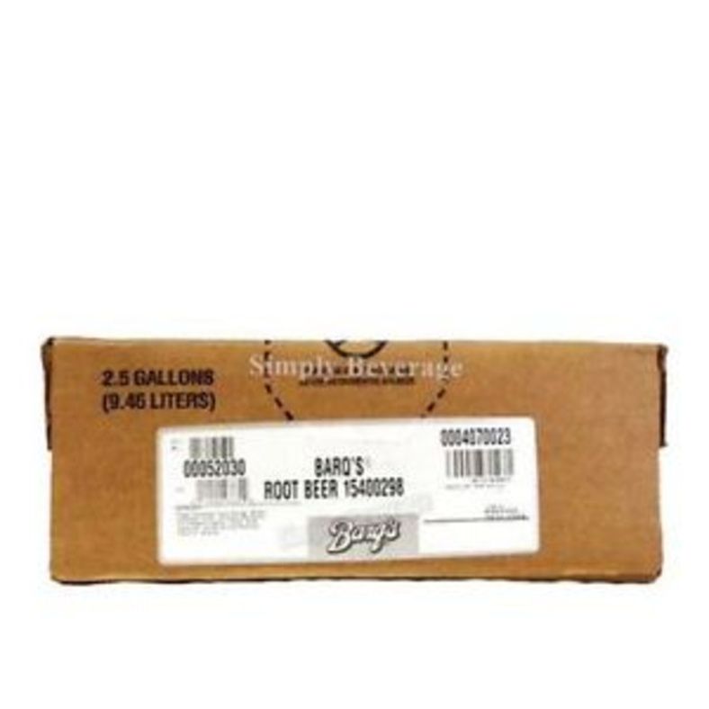 Barq's - Root Beer Syrup - 2.5 Gallon Bag-in-Box