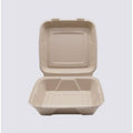 Hubei MLD - Fiber Hinged Container - 9" x 9" x 1" - 10 ct