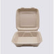 Hubei MLD - Fiber Hinged Container - 9" x 9" x 1" - 10 ct