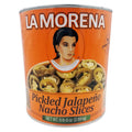 La Morena - Pickled Sliced Jalapeno Peppers for Nachos - #10 can