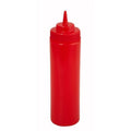 Red - Wide Mouth Squeeze Bottle - 6x24 oz