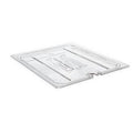 Cambro - Camwear Food Pan Lid Sixth Size - Notched with Clear Handle