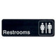 Winco - Restroom Sign - 1 Ea