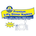 Sunset - Premium Dinner Napkins 3-Ply - 2000 ct