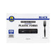 Sunset - Extra Heavy Black Plastic Forks - 200 ct