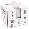 Get Reddi - Clear Poly Food Bag 8x4x18 (.60 Mil) - 1000 ct