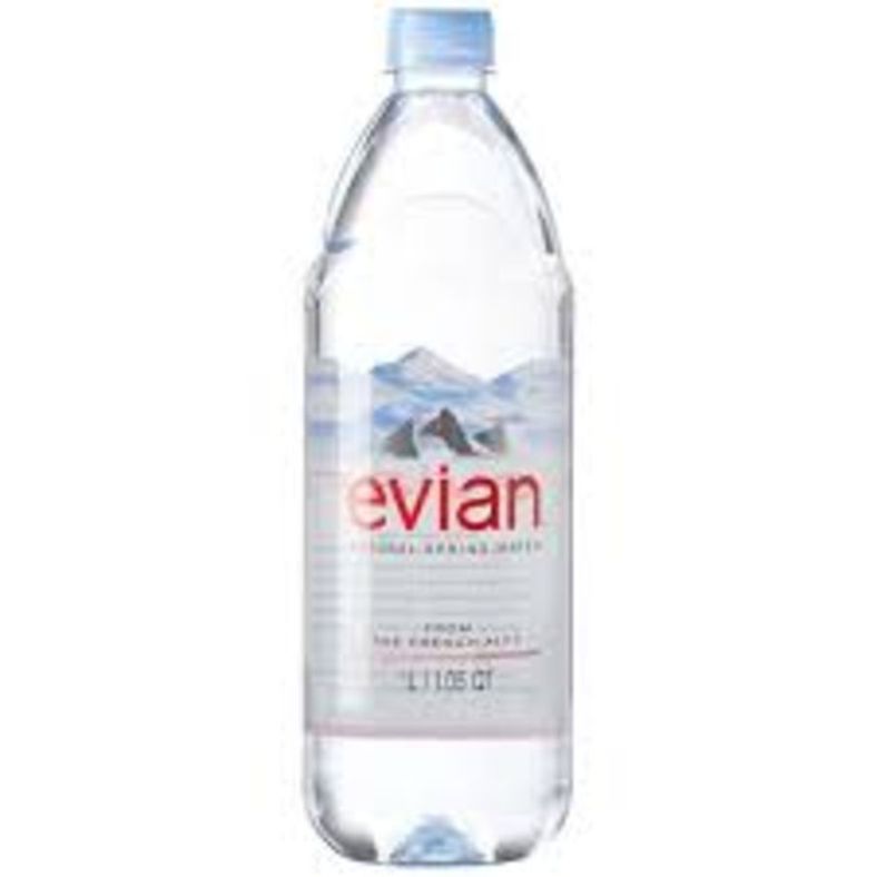 Evian - Natural Spring Water - 12x1 L