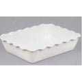 Cambro - Deli Crock Square (White, Scalloped) - 4.9 Qt