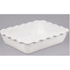 Cambro - Deli Crock Square (White, Scalloped) - 4.9 Qt