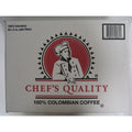 Chef's Quality - 100% Columbian Coffee - 84x2 oz