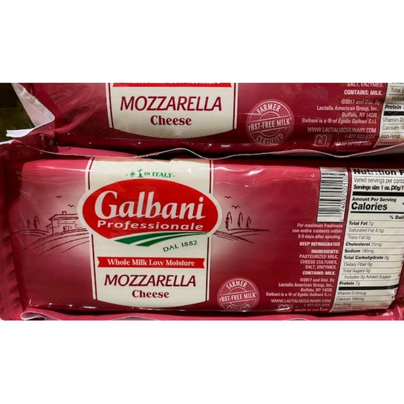 Galbani - Whole Milk Mozzarella Cheese - 1 lb