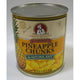 Chef's Quality - Pineapple Chunks in Natural Juice - #10 cans