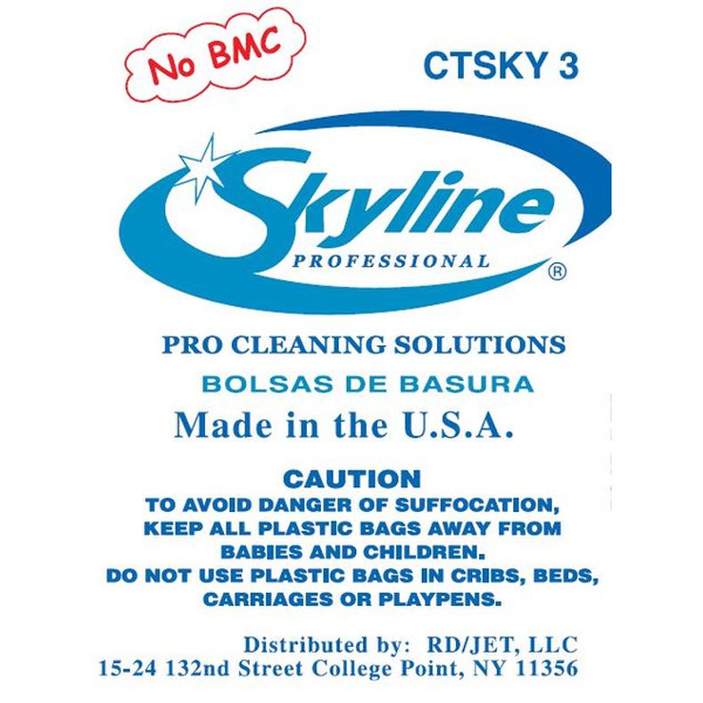 Skyline - 20 Gallon Can Liners (16x36) - 250 ct