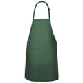 Butcher Bib Apron (34"L x 24"W) - Hunter Green