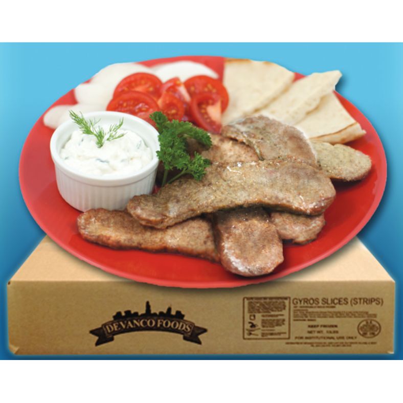 Devanco - Beef Gyro Strips (1.25 oz) - 10 lb