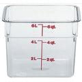 Cambro - CamSquare Food Container - 6 Qt - Clear