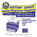 Sunset - Dispenser Napkins White Jr - 6000 ct