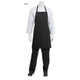 Chef Works - Black Bib Apron (No Pocket)