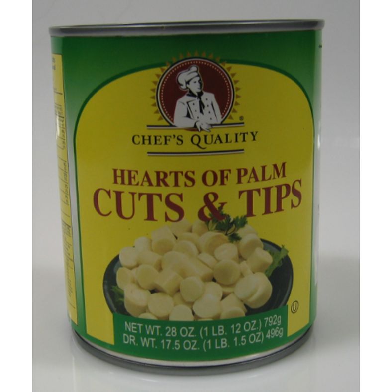 Chef's Quality - Cut Hearts of Palm - 12/28 oz Can