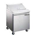 Sir Lawrence - 27" 1-Door Refrigerated Sandwich Prep Table (Stainless Steel)