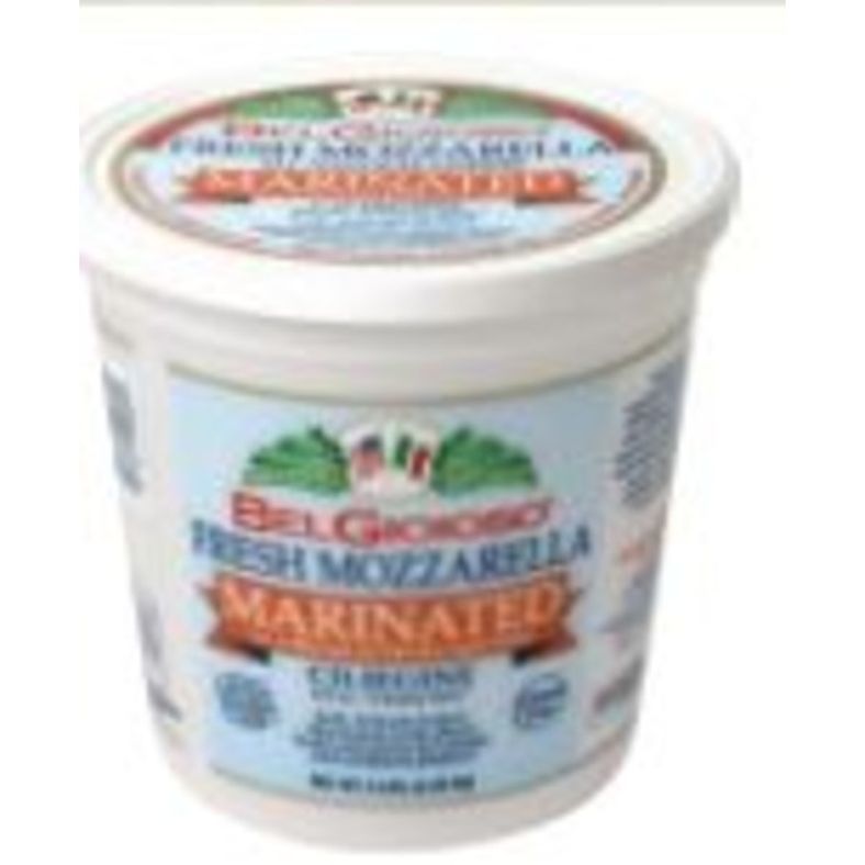 Belgioso - Marinated Fresh Mozzarella Cheese - 5 lb