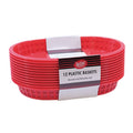 TableCraft - Chicago Basket (Red) - 10.625" x 7.1875" x 1.4375" - 12 ct
