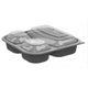 Anchor Culinary - 3-Compartment Container with Lid - 150 ct