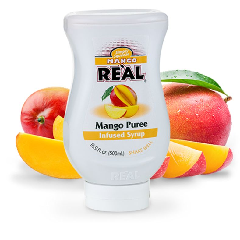 Real - Mango Puree Infused Syrup - 6x16.9 oz