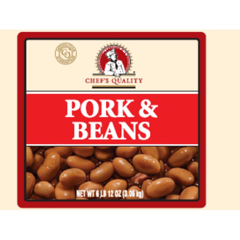 Chef's Quality - Pork & Beans - #10 cans