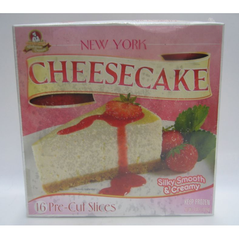 Chef's Quality - NY Style Cheesecake (16 slices) - 1