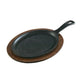 Lodge - Cast Iron Griddle Oval with Handle - 10x7.5"