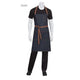 Memphis - Bib Apron (34"L x 30"W) - Indigo Blue