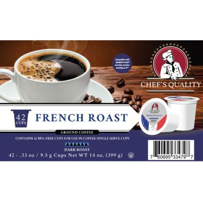 Chef's Quality - French Roast Coffee - 42x2 oz