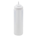 Squeeze Bottles Wide Mouth - 24 oz - 6 pc (Clear)