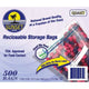Sunset - Reclosable Storage Bags (Quart Size) - 500 ct