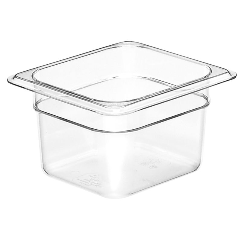 Cambro - Food Pan 1/6 Size - 4" Deep - Clear